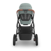 UPPAbaby Vista V3 Single-to-Double Stroller - Kenzi (Mystic Aqua / Carbon Frame / Saddle Leather)