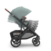 UPPAbaby Vista V3 Single-to-Double Stroller - Kenzi (Mystic Aqua / Carbon Frame / Saddle Leather)