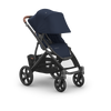 UPPAbaby Vista V3 Stroller - Noa (Navy / Carbon Frame / Saddle Leather)