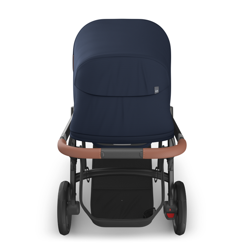 UPPAbaby Vista V3 Stroller - Noa (Navy / Carbon Frame / Saddle Leather)
