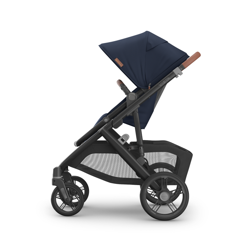UPPAbaby Vista V3 Stroller - Noa (Navy / Carbon Frame / Saddle Leather)