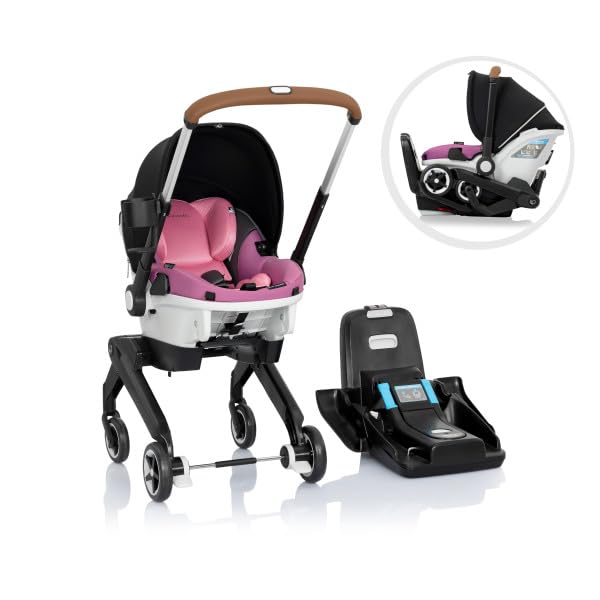 Evenflo GOLD Shyft DualRide Infant Car Seat and Stroller Combo - Opal Pink