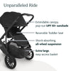 UPPAbaby Vista V2 + Bassinet + Mesa V2 Travel System Bundle - Declan / Jake (Oat Melange/Charcoal Black)