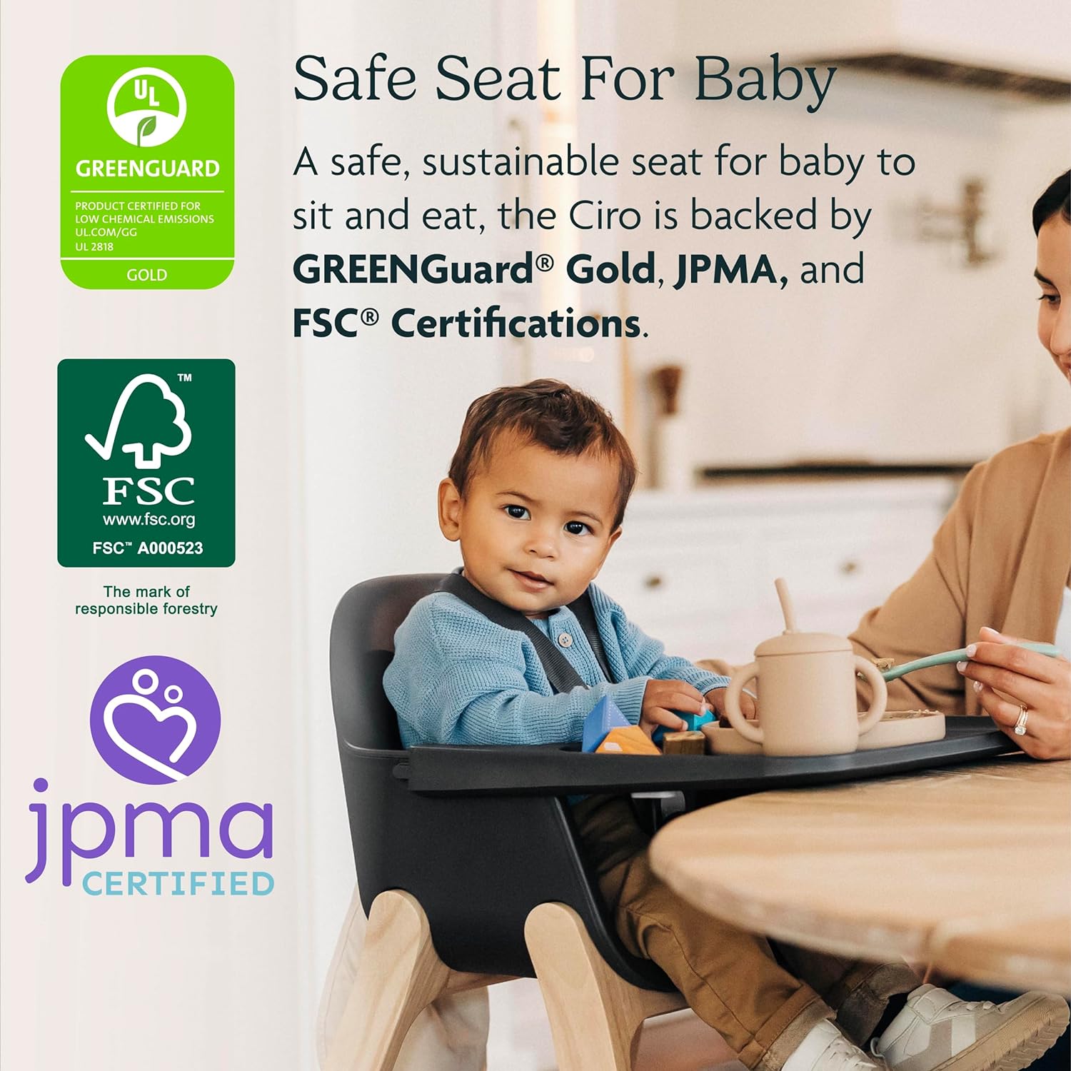 UPPAbaby Ciro High Chair - Chloe (Grey)