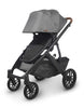 UPPAbaby Vista V2 Stroller - Greyson (Charcoal Melange/Carbon/Saddle Leather) + Mesa Infant Car Seat - Jordan (Charcoal Melange) Merino Wool (Open box - NEW)