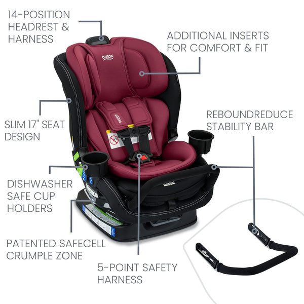 britax advocate clicktight cup holder Britax Poplar S Narrow Convertible Car Seat
