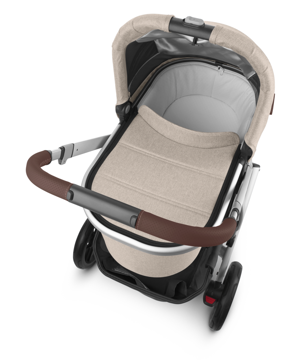 UPPAbaby Vista V2 + Bassinet + Mesa V2 Travel System Bundle - Declan / Jake (Oat Melange/Charcoal Black)