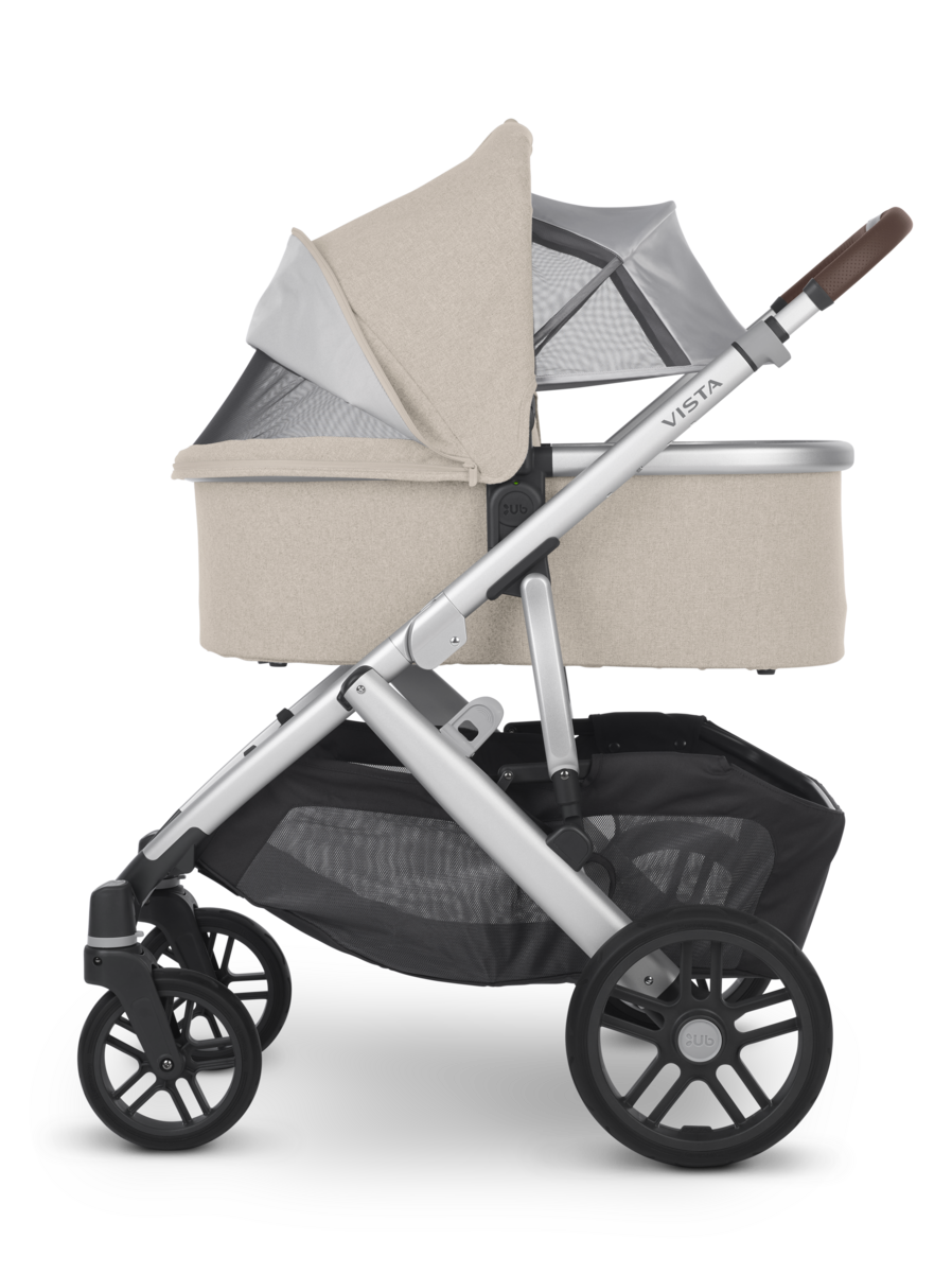 UPPAbaby Vista V2 + Bassinet + Mesa V2 Travel System Bundle - Declan / Jake (Oat Melange/Charcoal Black)