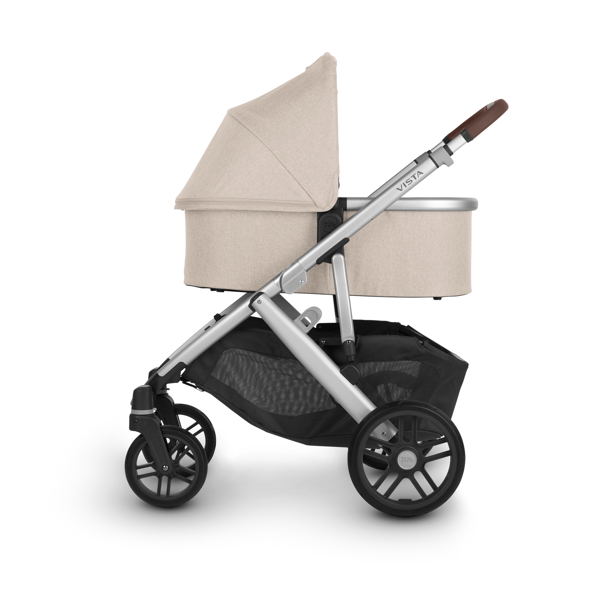 UPPAbaby Vista V2 + Bassinet + Mesa V2 Travel System Bundle - Declan / Jake (Oat Melange/Charcoal Black)