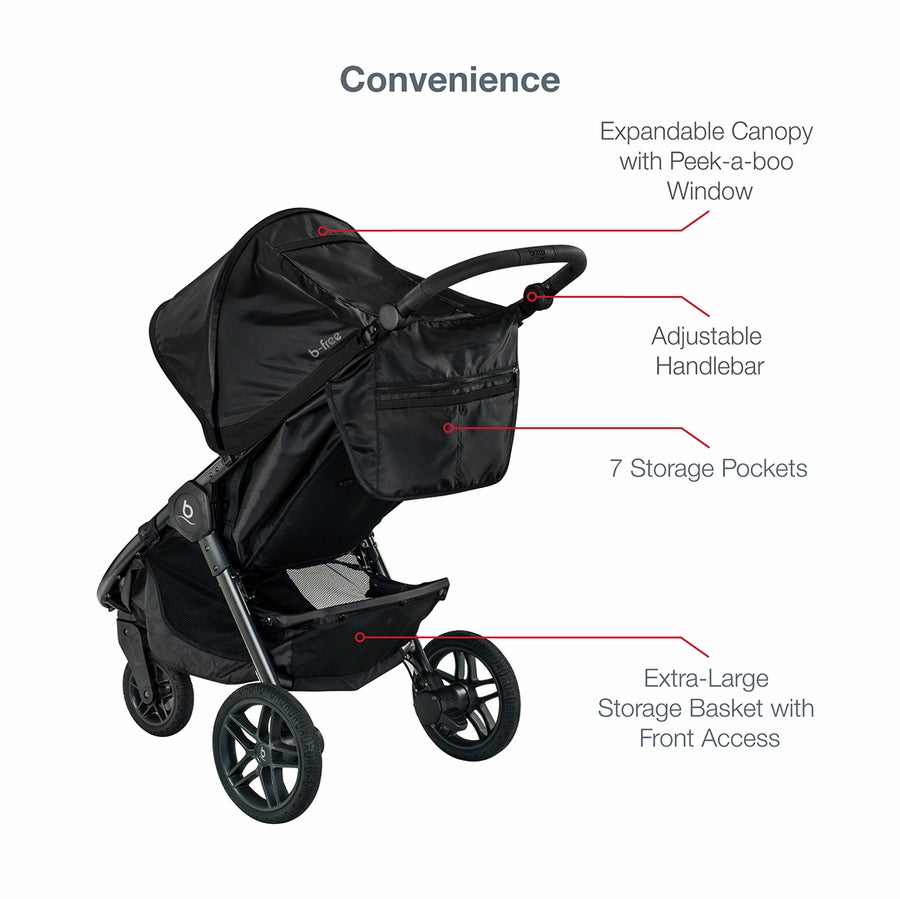 Britax B-Free/B-Safe Gen2 FlexFit Travel System - Midnight