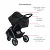Britax B-Free/B-Safe Gen2 FlexFit Travel System - Midnight
