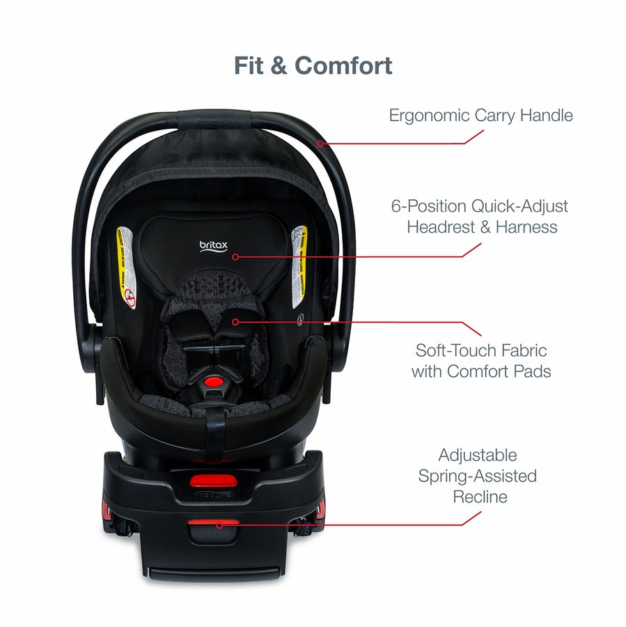 Britax B-Free/B-Safe Gen2 FlexFit Travel System - Midnight
