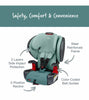Britax Grow With You ClickTight PLUS Harness Booster Car Seat - Green Ombre