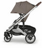 UPPAbaby Cruz V2 Stroller - Theo (Dark Taupe / Silver / Chestnut Leather)