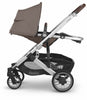 UPPAbaby Cruz V2 Stroller - Theo (Dark Taupe / Silver / Chestnut Leather)