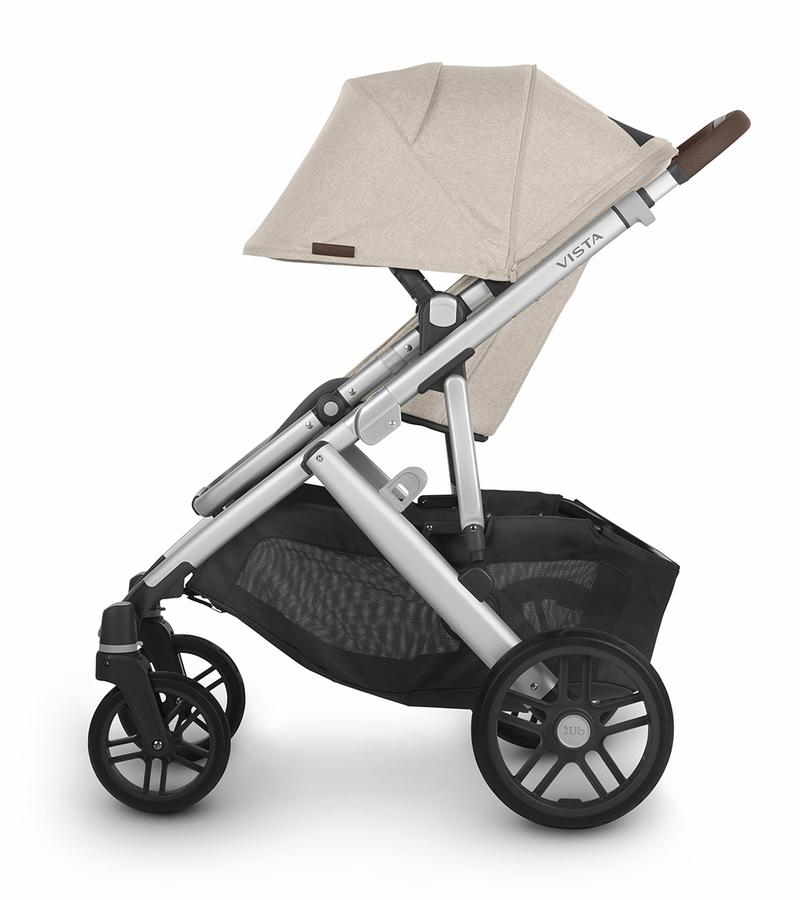 UPPAbaby Vista V2 + Bassinet + Mesa V2 Travel System Bundle - Declan / Jake (Oat Melange/Charcoal Black)