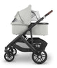 UPPAbaby Vista V2 Stroller & Bassinet - Anthony (White and Grey Chenille/Carbon/Chestnut Leather)