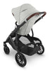 UPPAbaby Vista V2 Stroller & Bassinet - Anthony (White and Grey Chenille/Carbon/Chestnut Leather)