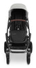 UPPAbaby Vista V2 Stroller & Bassinet - Anthony (White and Grey Chenille/Carbon/Chestnut Leather)