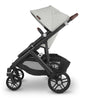 UPPAbaby Vista V2 Stroller & Bassinet - Anthony (White and Grey Chenille/Carbon/Chestnut Leather)