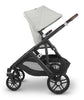 UPPAbaby Vista V2 Stroller & Bassinet - Anthony (White and Grey Chenille/Carbon/Chestnut Leather)