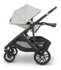 UPPAbaby Vista V2 Stroller & Bassinet - Anthony (White and Grey Chenille/Carbon/Chestnut Leather)