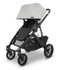 UPPAbaby Vista V2 Stroller & Bassinet - Anthony (White and Grey Chenille/Carbon/Chestnut Leather)