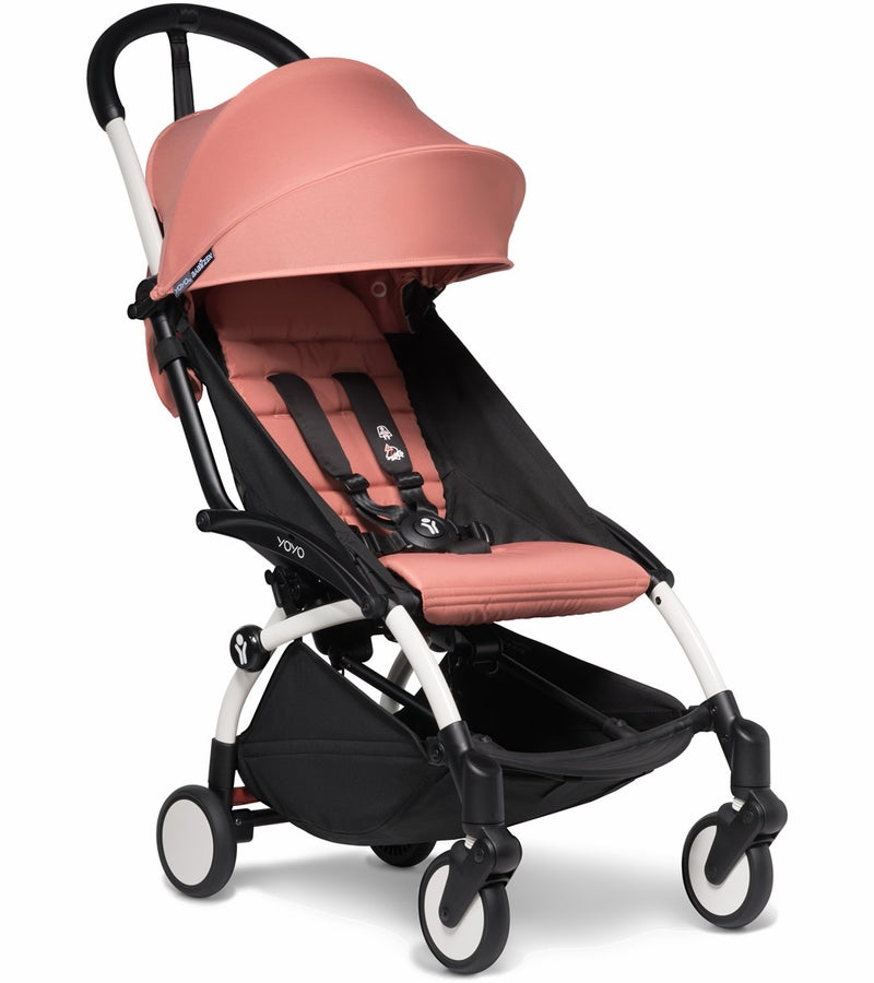 Babyzen YOYO2 Ultra Compact 6+ Stroller - White / Ginger