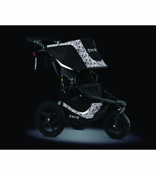 BOB Revolution Flex 3.0 Single Jogging Stroller Lunar Black Capitalkidz