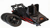Adaptive Star Axiom ENDEAVOUR 2 Indoor/Outdoor Mobility Push Chair, Red