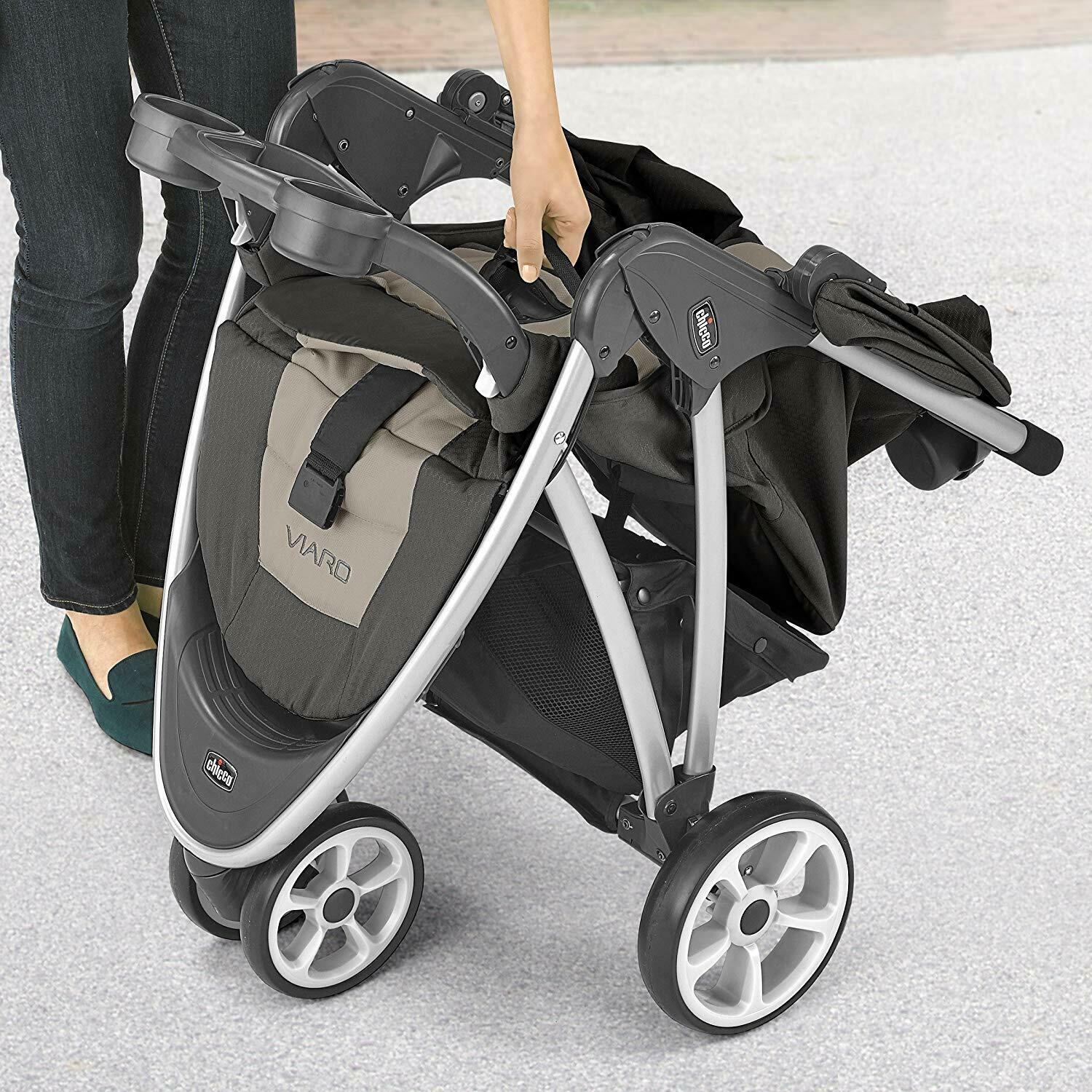 Chicco Viaro Travel System in Black