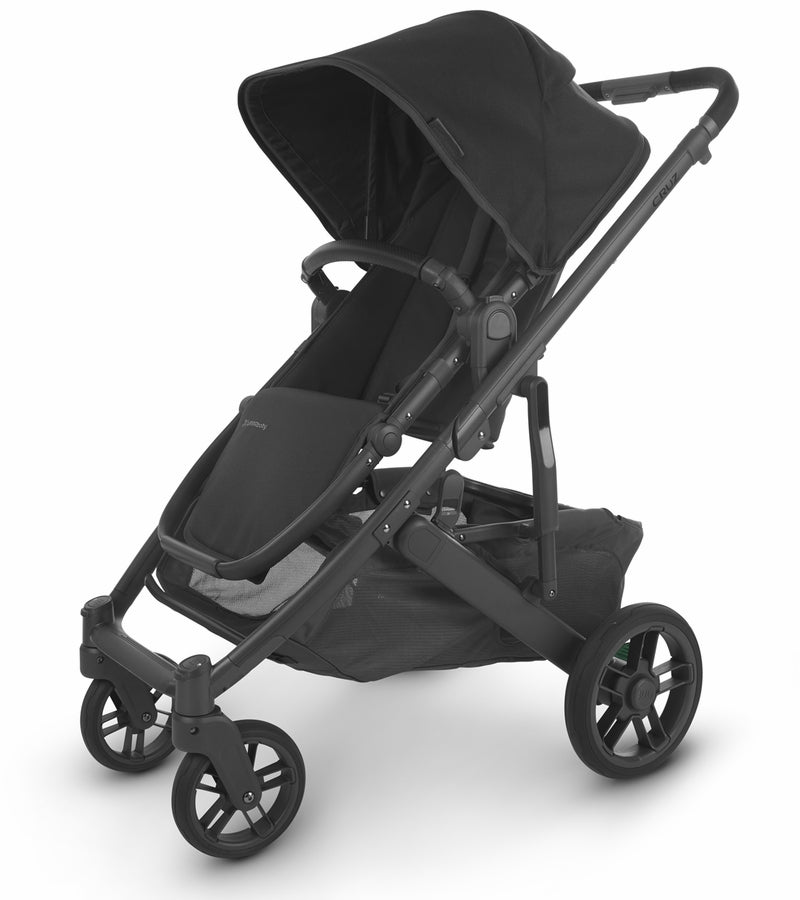 UPPAbaby Cruz V2 Stroller - Jake (Black/Carbon/Black Leather) NEW (open box)