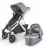 UPPAbaby Vista V2 Stroller - Gregory (Blue Melange/Silver/Saddle Leather)