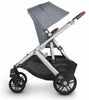UPPAbaby Vista V2 Stroller & Bassinet - Gregory (Blue Melange/Silver/Saddle Leather)