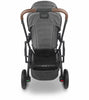 UPPAbaby Cruz V2 Stroller - Greyson (Charcoal Melange/Carbon/Saddle Leather)