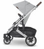UPPAbaby Cruz V2 Stroller - Stella (Grey Brushed Melange / Silver / Chestnut Leather)