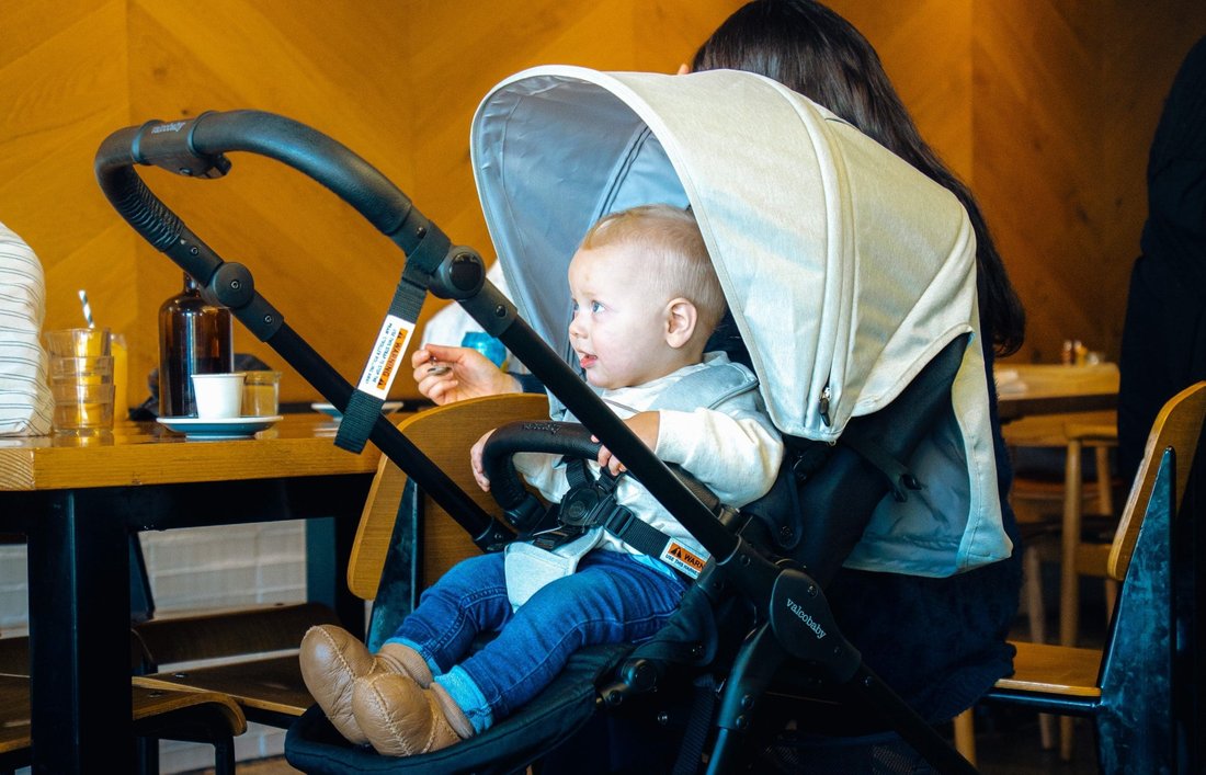 Valco Baby Duo Trend with canopy fully extended