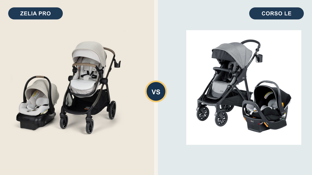 Maxi-Cosi Zelia Pro and Chicco Corso LE modular travel systems compared