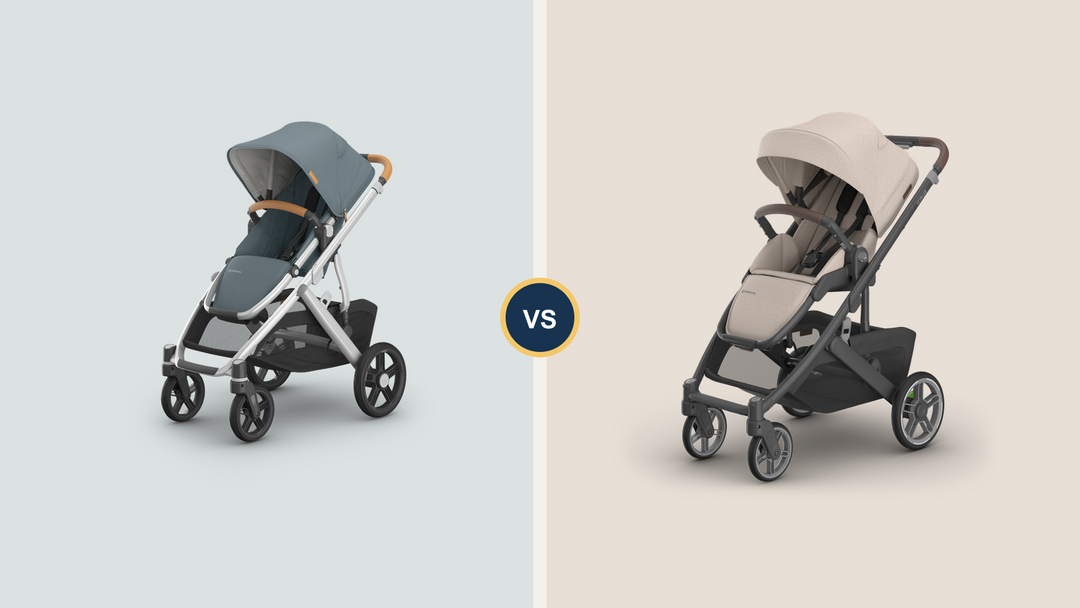 UPPAbaby Vista V3 and Cruz V3 strollers side by side