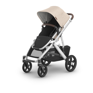 UPPAbaby Vista V3 Stroller + Bassinet V3 Bundle - Declan (Oat Melange/Chestnut Leather)
