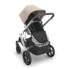 UPPAbaby Vista V3 Travel System Bundle (Stroller / Bassinet / Aria V2) - Declan (Oat Melange/Silver Frame/Chestnut Leather)