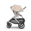 UPPAbaby Vista V3 Travel System Bundle (Stroller / Bassinet / Aria V2) - Declan (Oat Melange/Silver Frame/Chestnut Leather)