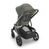 UPPAbaby Vista V3 Stroller + Bassinet V3 Bundle - Evelyn (Meadow Green / Graphite Frame / Chestnut Leather)