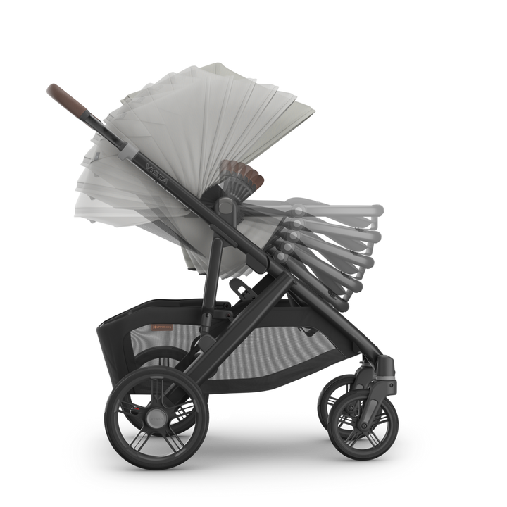 UPPAbaby Vista V3 Stroller + Bassinet V3 Bundle - Savannah (Pearl Gray Jacquard)