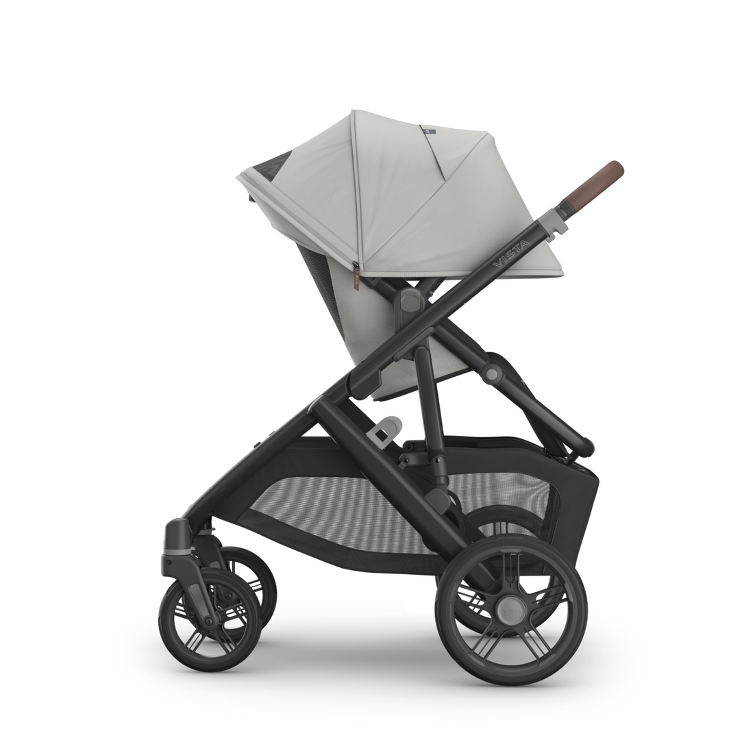 UPPAbaby Vista V3 Stroller + Bassinet V3 Bundle - Savannah (Pearl Gray Jacquard)