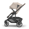 UPPAbaby Cruz V3 Stroller - Ada (Sandstone Melange / Carbon Frame / Chestnut Leather)