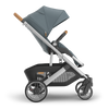 UPPAbaby Cruz V3 Stroller - Callum (Stone Blue / Silver Frame / Sand Leather)