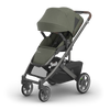UPPAbaby Cruz V3 Stroller - Evelyn (Meadow Green / Graphite Frame / Chestnut Leather)