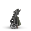 UPPAbaby Cruz V3 Stroller - Evelyn (Meadow Green / Graphite Frame / Chestnut Leather)