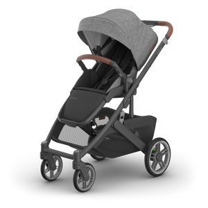 UPPAbaby Cruz V3 Stroller - Greyson (Charcoal Melange / Carbon Frame / Saddle Leather)